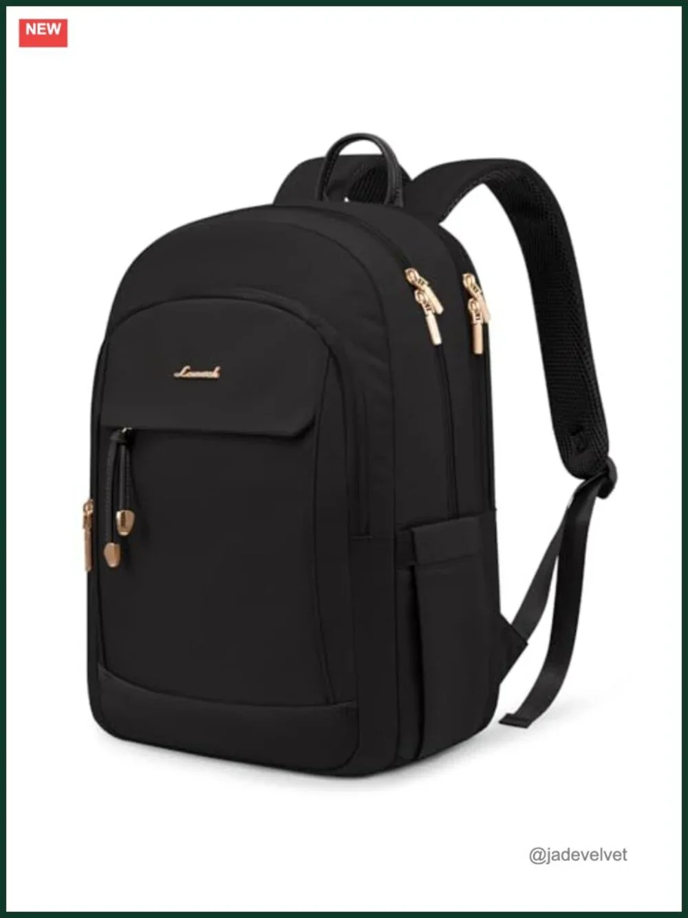15.6 inch Waterproof Laptop Backpack for Women, College Work Travel Daypack